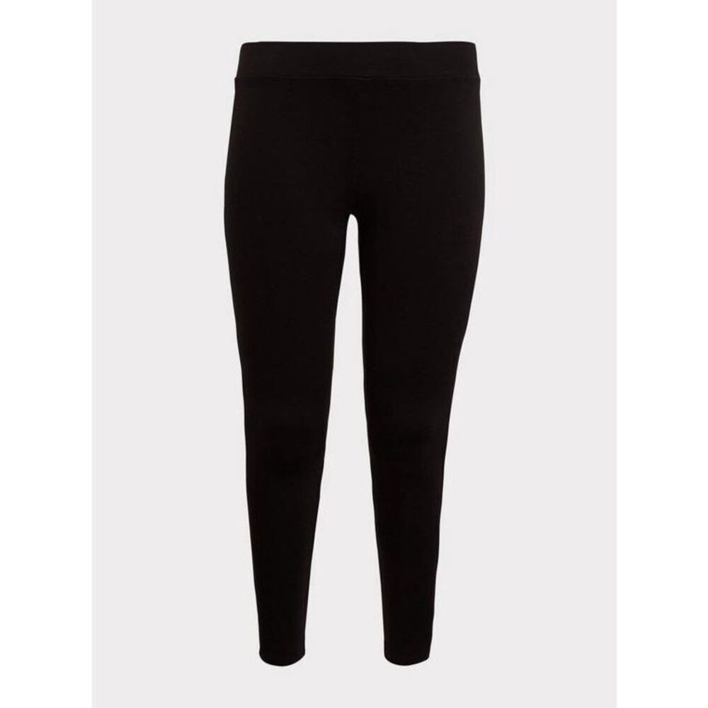 ✨Torrid Full Length Signature Waist Ponte Black Sz 2X Leggings✨ - Picture 4 of 8